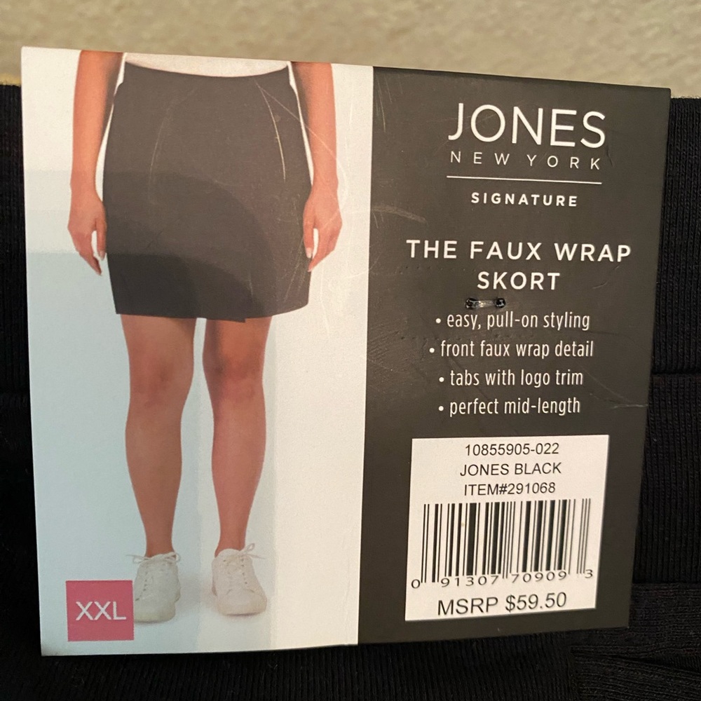 Jones New York Women's The Faux Wrap Skort